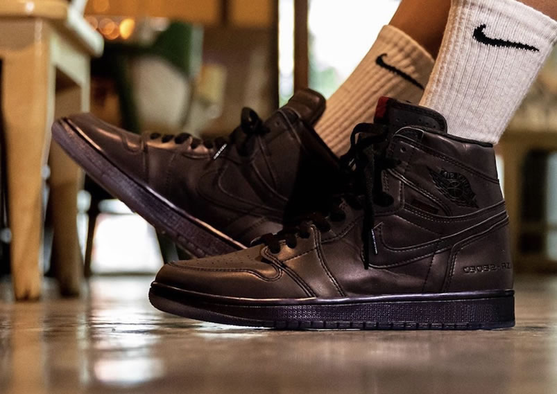 Air Jordan 1 High Zoom Fearless Black Lucky On Feet Release Date Bv0006 900 (4) - newkick.app