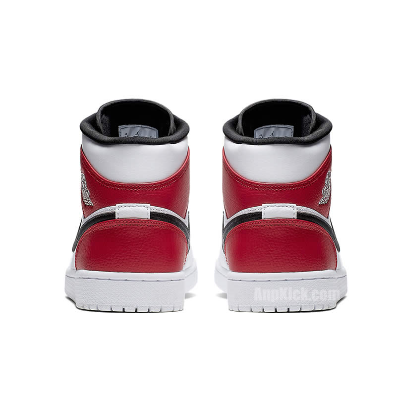 Air Jordan 1 Mid Gives The Bulls White Red 554724 116 (5) - newkick.app