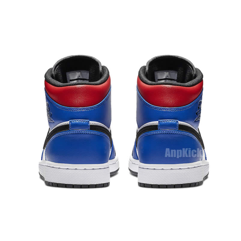 Air Jordan 1 Mid GS 'Top 3' Red/Blue/White/Black 554725-124