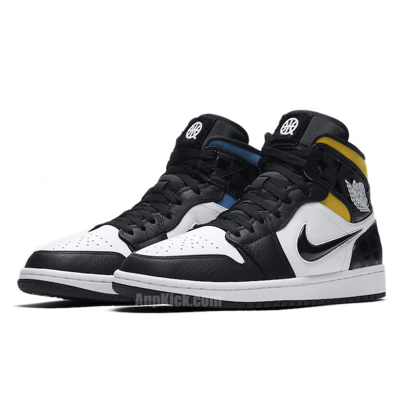 Air Jordan 1 Mid Quai 54 2019 Aj1 Womens Where To Buy Cj9219 001 (3) - newkick.app