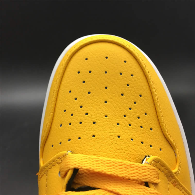 Air Jordan 1 Mid Shoes Taxi Yellow University Gold Aj1 554724 700 (17) - newkick.app