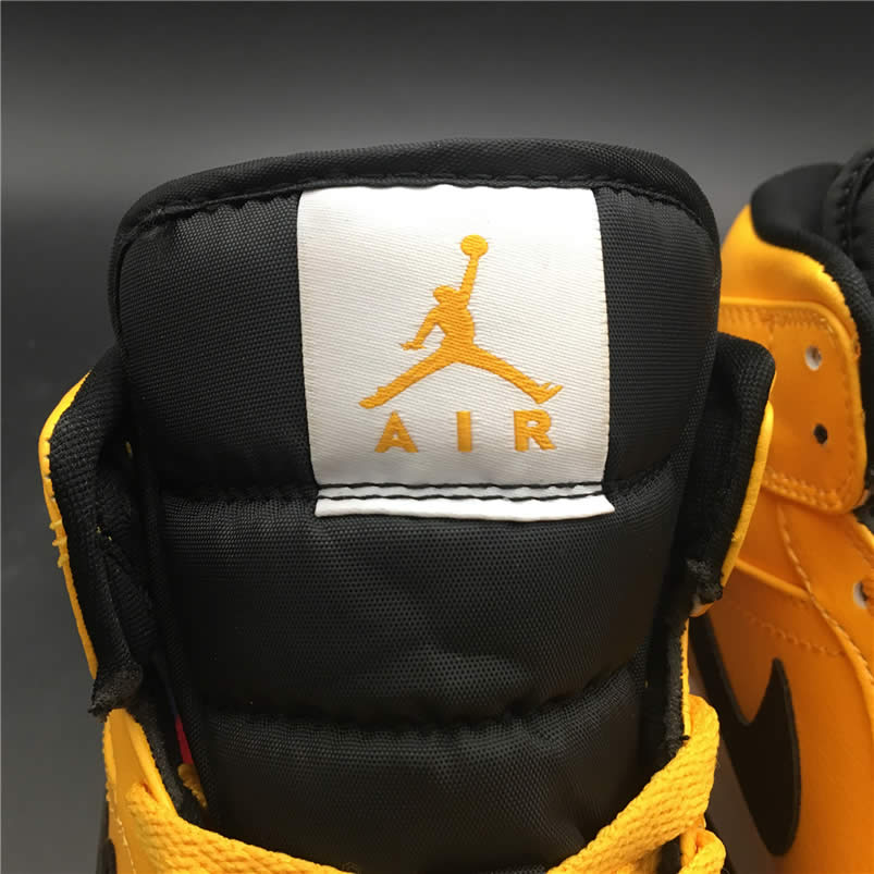 Air Jordan 1 Mid Shoes Taxi Yellow University Gold Aj1 554724 700 (19) - newkick.app