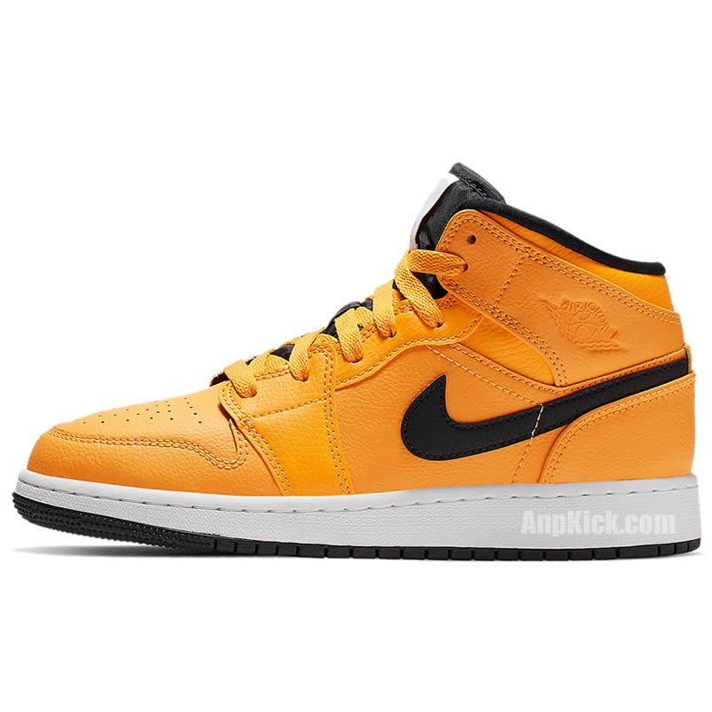 Air Jordan 1 Mid Taxi Yellow University Gold Aj1 554724 700 (1) - newkick.app