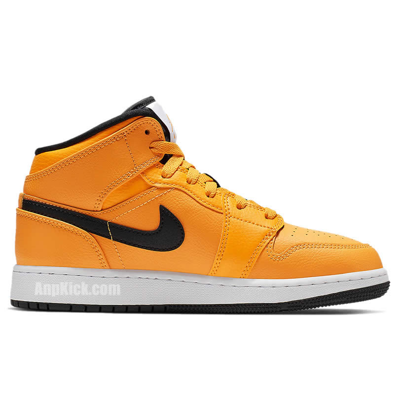 Air Jordan 1 Mid Taxi Yellow University Gold Aj1 554724 700 (2) - newkick.app