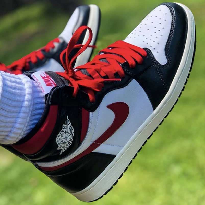 Air Jordan 1 Retro High Og Gym Red 2019 555088 061 On Feet (7) - newkick.app