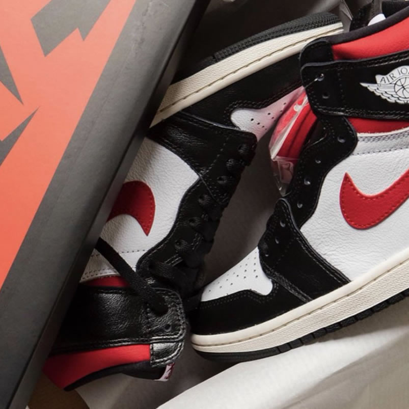 Air Jordan 1 Retro High Og Gym Red 2019 Black White Release Date 555088 061 (5) - newkick.app