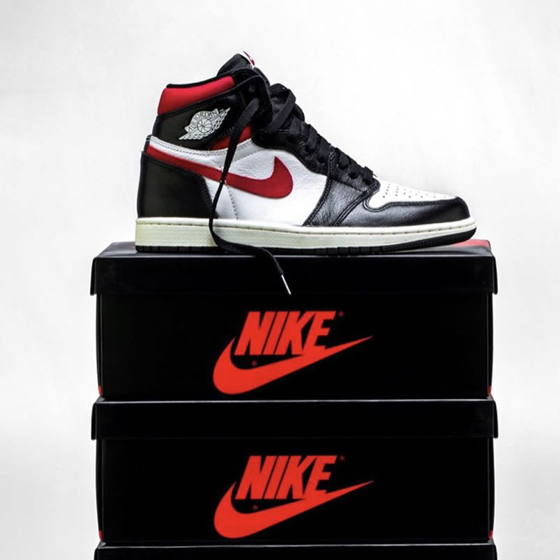 Air Jordan 1 Retro High Og Gym Red 2019 Black White Release Date 555088 061 (6) - newkick.app