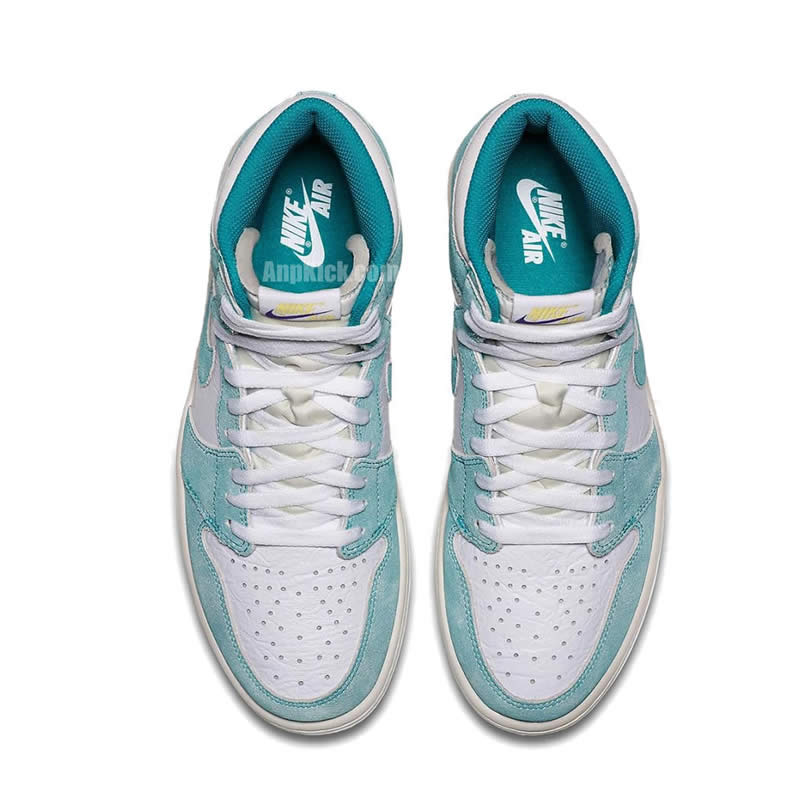 Air Jordan 1 Retro High Og Turbo Green White Grey 555088 311 (4) - newkick.app