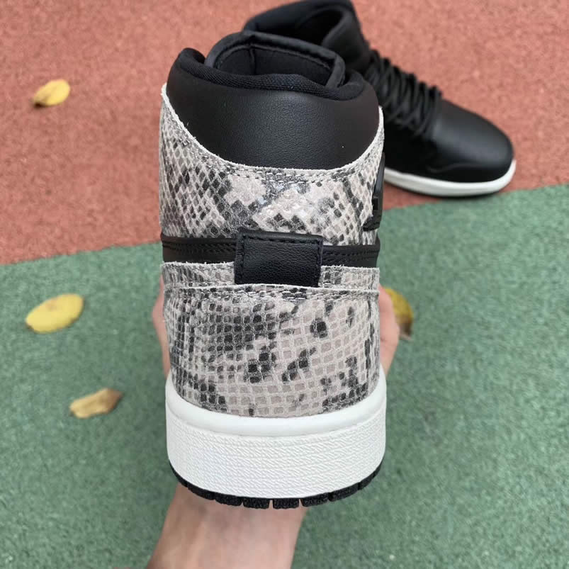 Air Jordan 1 Retro High 'Snakeskin' Black Shoes AH7389-004 Pics