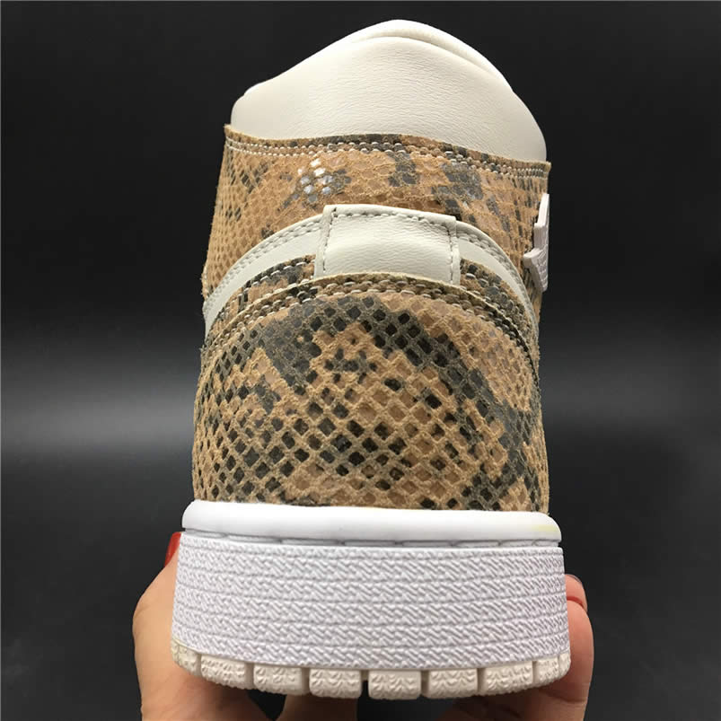 Air Jordan 1 Retro High 'Snakeskin' White Shoes AH7389-004 Pics