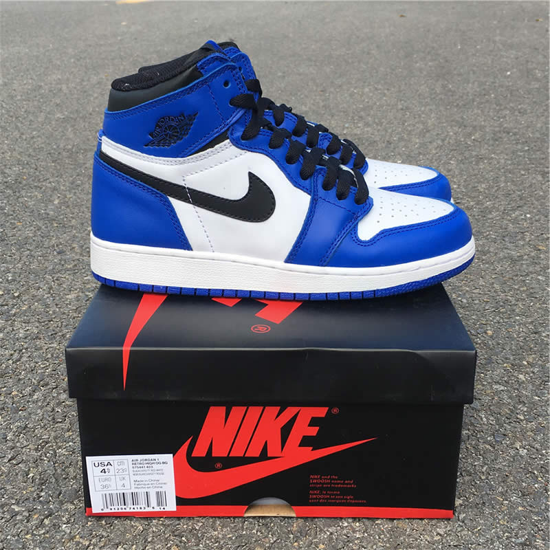 air jordan 1 retro og game royal blue womens gs shoes 575441 403 detail images (10)