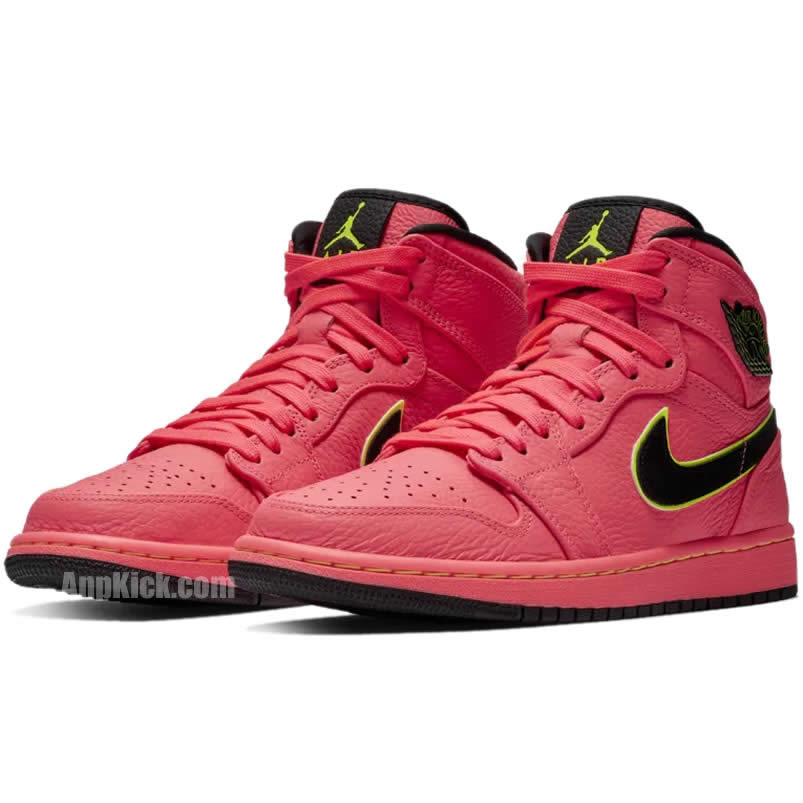 Air Jordan 1 Retro Premium Hot Punch Pink Womens Aq9131 600 (3) - newkick.app