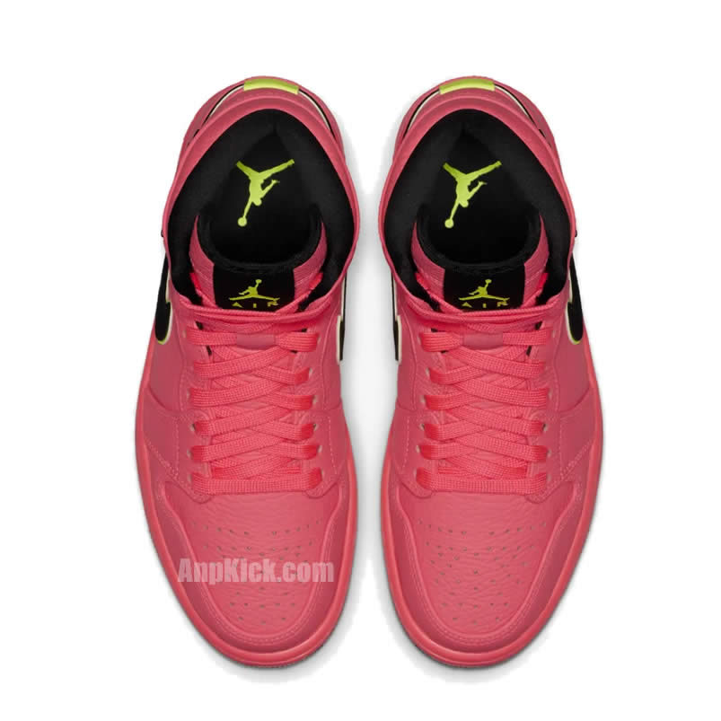 Air Jordan 1 Retro Premium Hot Punch Pink Womens Aq9131 600 (4) - newkick.app