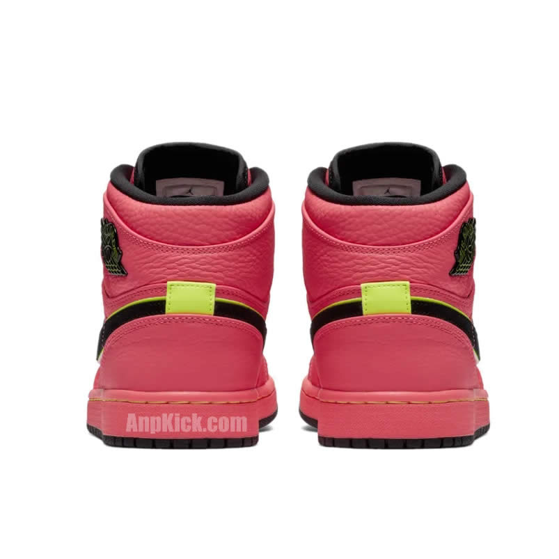 Air Jordan 1 Retro Premium Hot Punch Pink Womens Aq9131 600 (5) - newkick.app