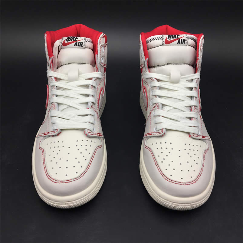 Air Jordan Retro 1 Retro High Og Sail Black Phantom Shoes University Red 555088 160 (3) - newkick.app