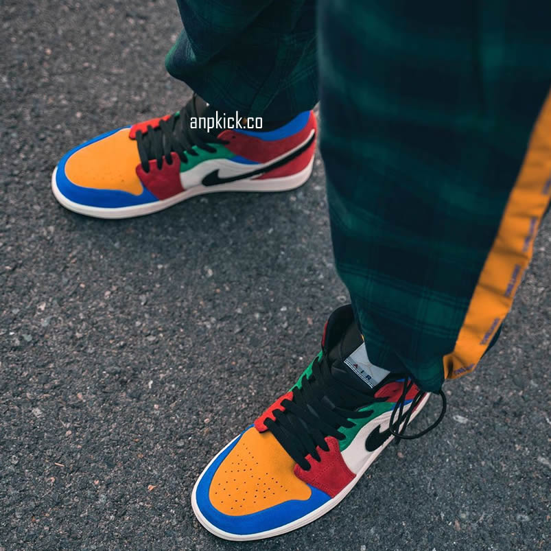 Blue The Great Air Jordan 1 Mid Fearless Outfit On Feet Release Date Cu2805 100 (2) - newkick.app