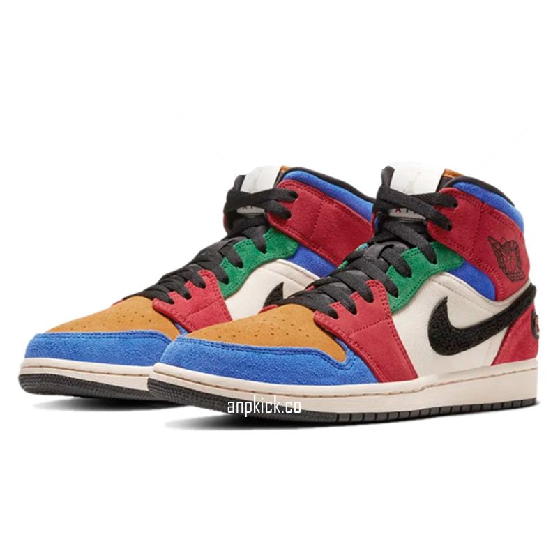 Blue The Great Air Jordan 1 Mid Fearless Outfit Release Date Cu2805 100 (3) - newkick.app