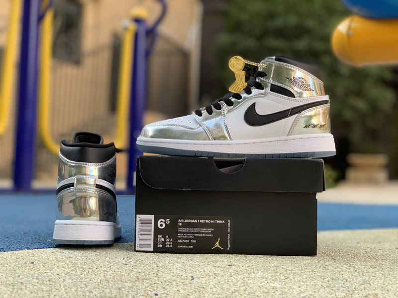 Kawhi Leonard's Air Jordan 1 Silver High Think 16 'Pass The Torch' AJ1 For Sale AQ7476-016