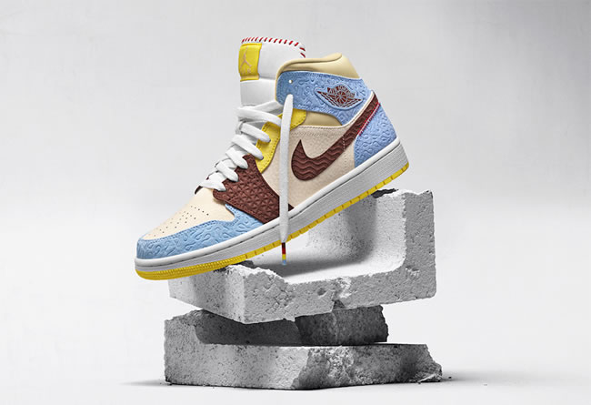 Maison Chateau Rouge Air Jordan 1 Mid Fearless Aj1 Outfit Cu2803 200 (12) - newkick.app