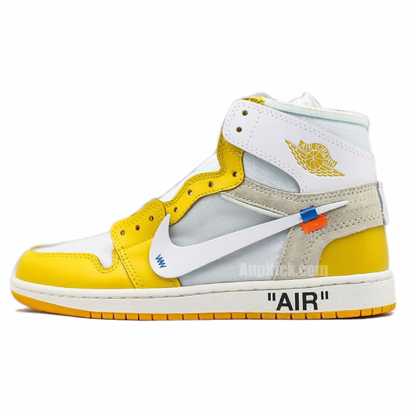 Off White Air Jordan 1 Yellow Chicago New Release For Sale (1) - newkick.app