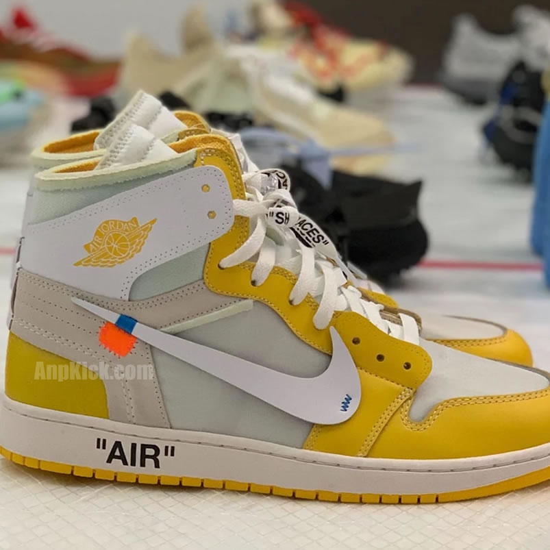 Off White Air Jordan 1 Yellow Chicago New Release For Sale (2) - newkick.app