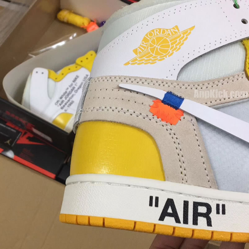 Off White Air Jordan 1 Yellow Chicago New Release For Sale (6) - newkick.app