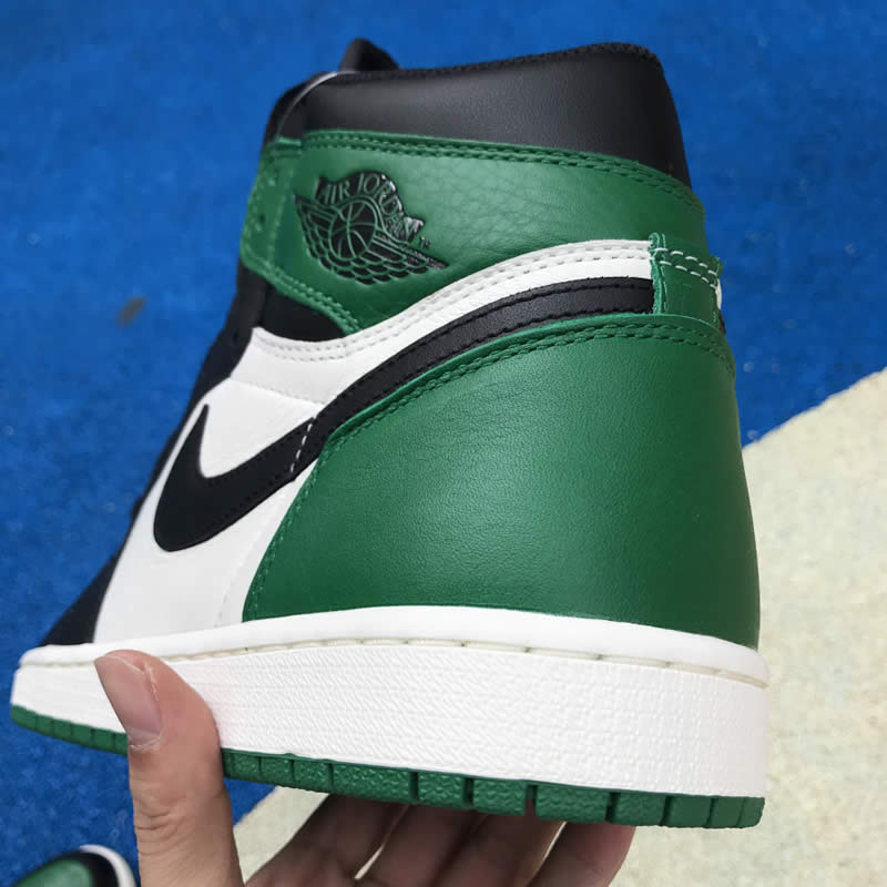 pine green new air jordan 1 high og shoes 555088-302 release date detail image