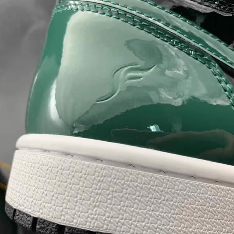 Solefly Miami Art Basel x Air jordan 1 Green Patent Leather 'Friends & Family' AV3905-038 Pics