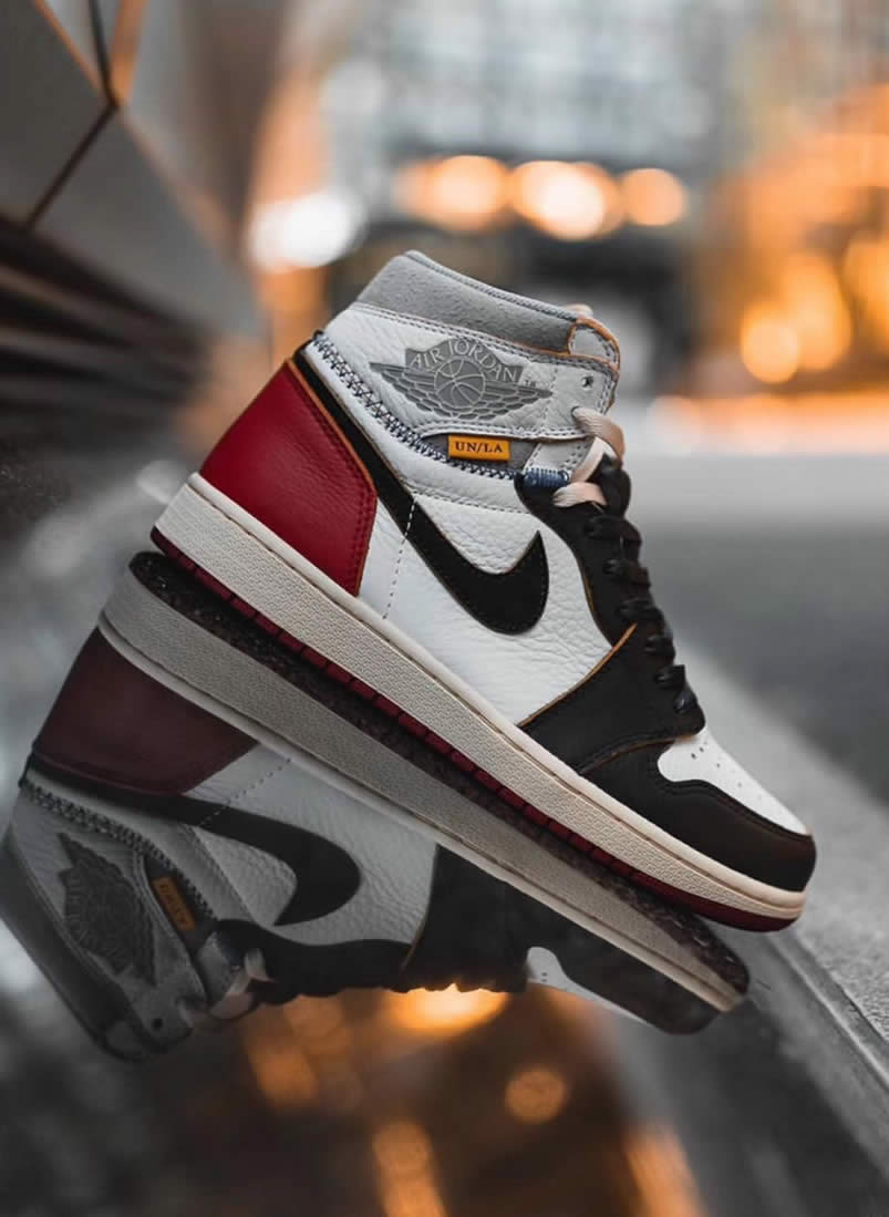 Union x Air Jordan 1 Retro Black Toe On Feet OG NRG BV1300-106