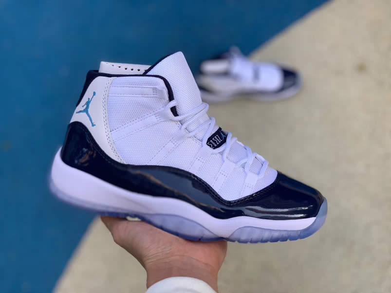 Air Jordan 11 Retro GS 'Win Like 82' University Blue Midnight Navy 378038-123 Pics