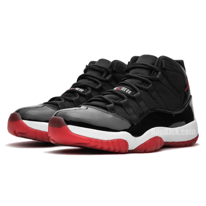 Air Jordan 11 Bred 2019 Black Red Release Date 378037 061 (1) - newkick.app