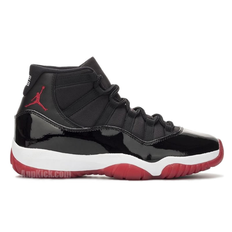 Air Jordan 11 Bred 2019 Black Red Release Date 378037 061 (4) - newkick.app