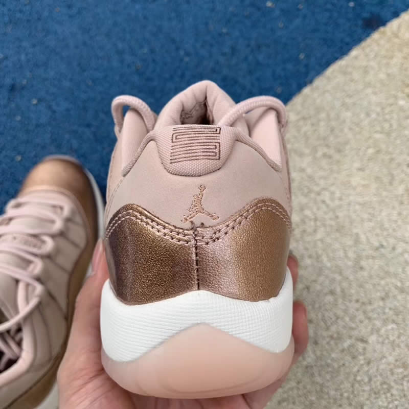 air jordan 11 low metallic red bronze rose gold price release date ah7860-105 detail pictures