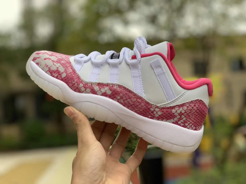 Air Jordan 11 Low Womens Wmns Snakeskin 2019 Pink Shoes Ah7860 106 (2) - newkick.app