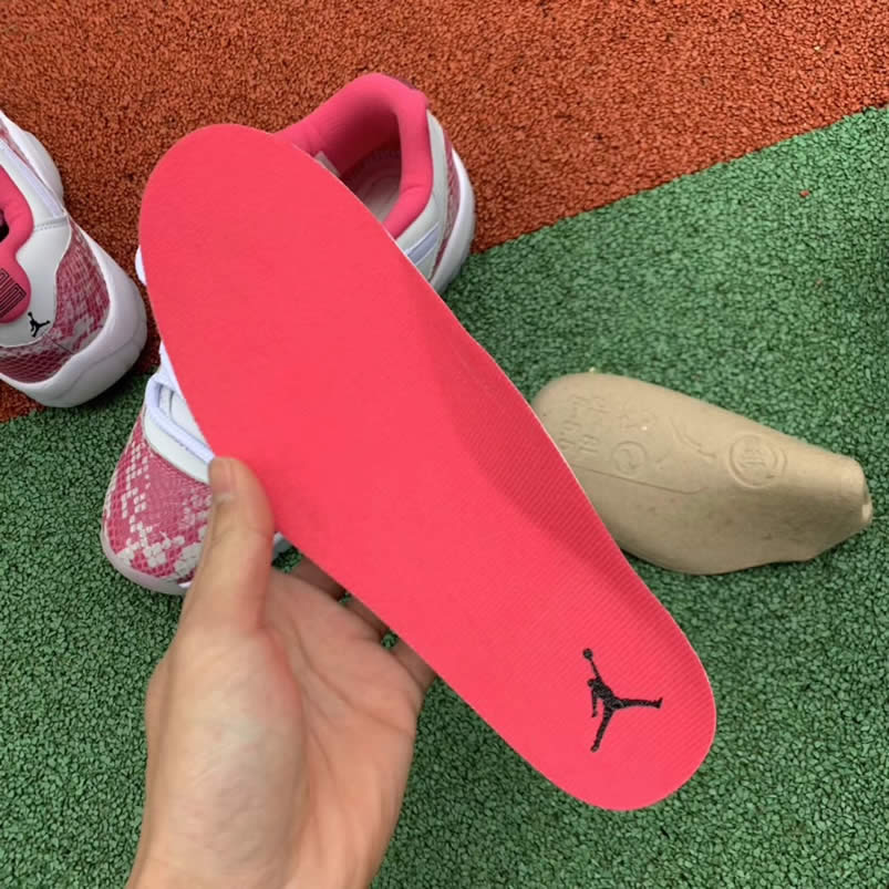 Air Jordan 11 Low Womens Wmns Snakeskin 2019 Pink Shoes Ah7860 106 (9) - newkick.app