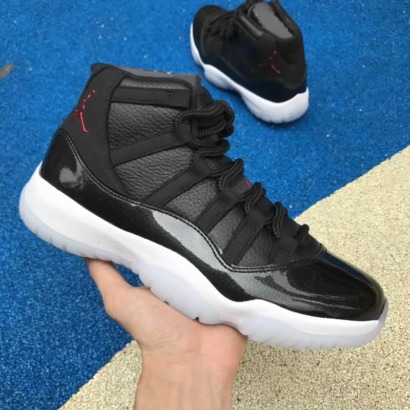 air jordan 11 retro 72 10 bulls black new jordan 11s detail images (1)