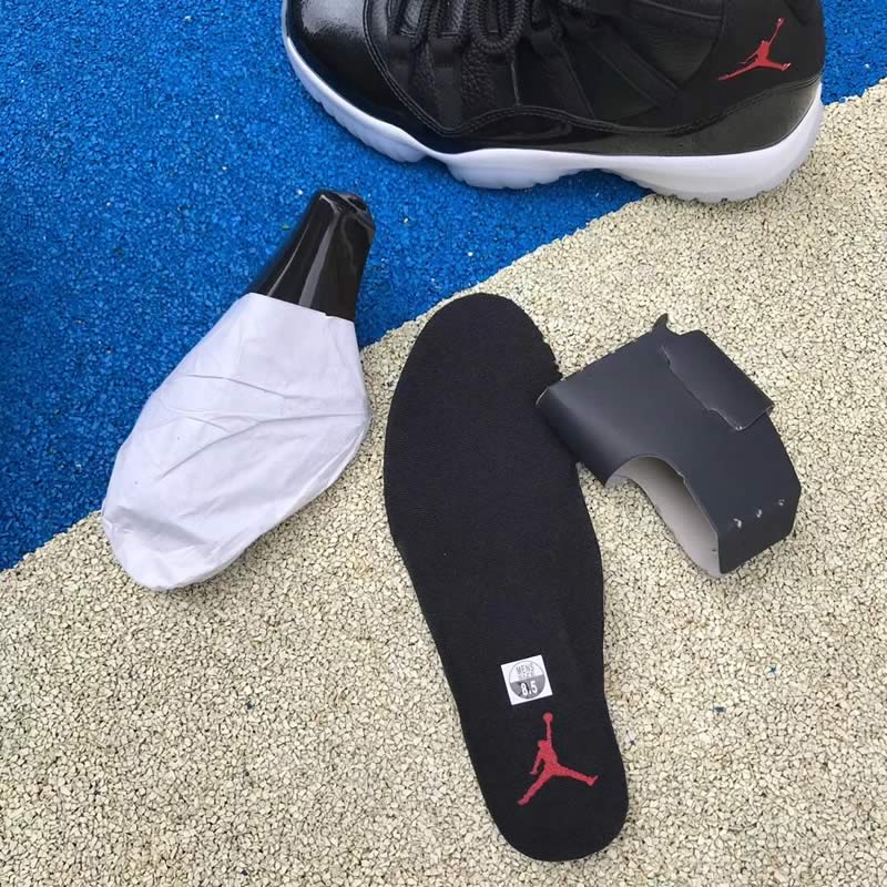 air jordan 11 retro 72 10 bulls black new jordan 11s detail images (10)