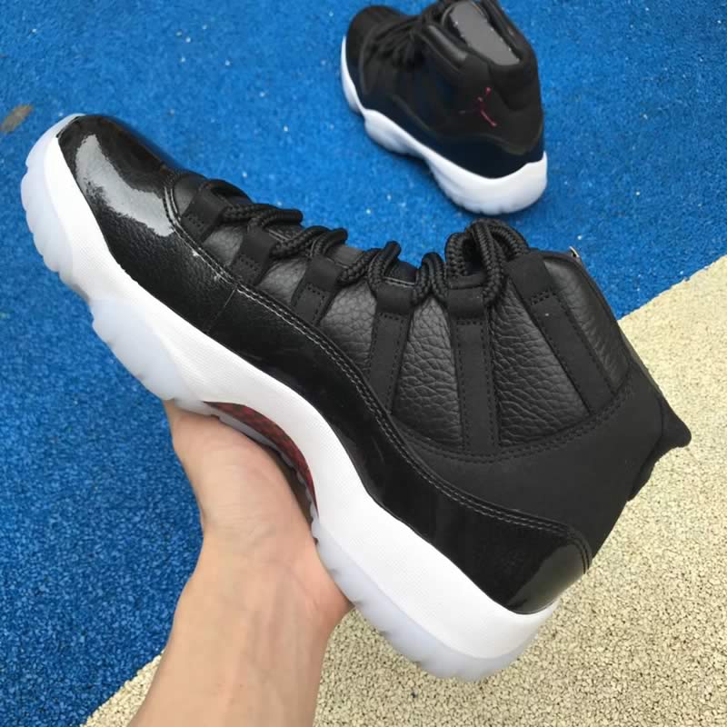 air jordan 11 retro 72 10 bulls black new jordan 11s detail images (3)