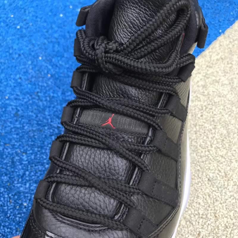 air jordan 11 retro 72 10 bulls black new jordan 11s detail images (7)