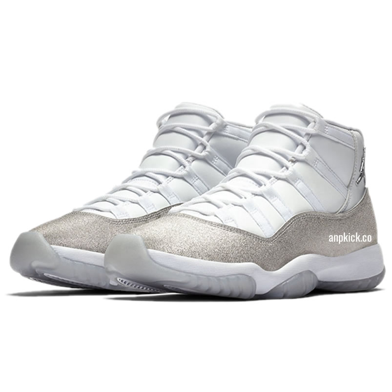 Air Jordan 11 Retro Wmns Metallic Silver Vast Grey Ar0715 100 (3) - newkick.app