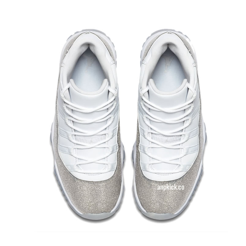 Air Jordan 11 Retro Wmns Metallic Silver Vast Grey Ar0715 100 (4) - newkick.app