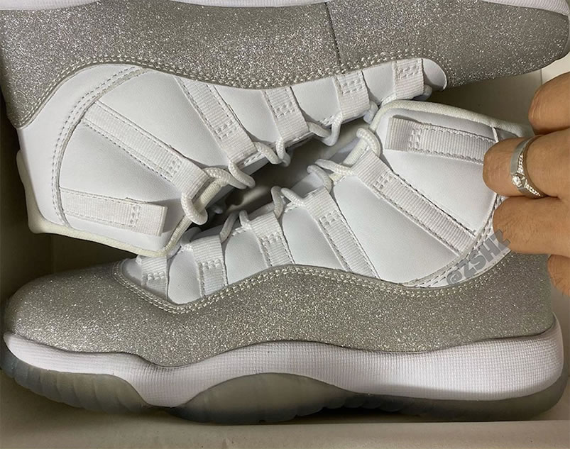 Air Jordan 11 Retro Wmns Metallic Silver Vast Grey Ar0715 100 (9) - newkick.app