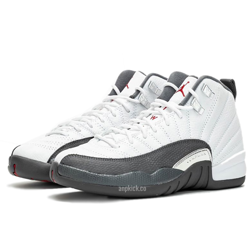 Air Jordan 12 White Dark Grey Gym Red Gs Release Date 130690 160 (3) - newkick.app