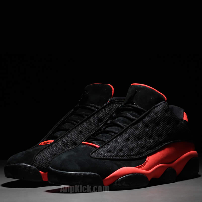 Clot x Air Jordan 13 Low 'INFRA-BRED' GS Mens Shoes AT3102-006 Pics