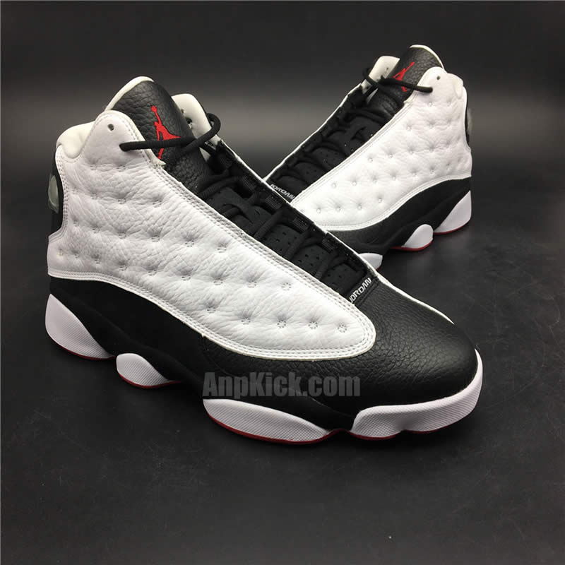 jordan 13 he got game 2018 black and white 13s detail images (1)