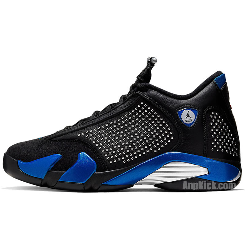 Supreme Air Jordan 14 Retro Black Blue Release Price Bv7630 004 (1) - newkick.app