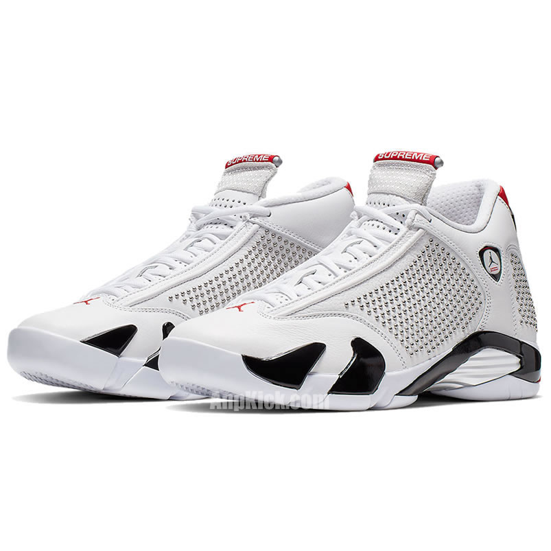 Supreme Air Jordan 14 Retro White Where To Buy Bv7630 106 (3) - newkick.app