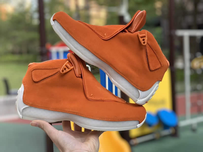 air jordan 18 toro campfire orange suede aa2494-801 release date 2018 pics