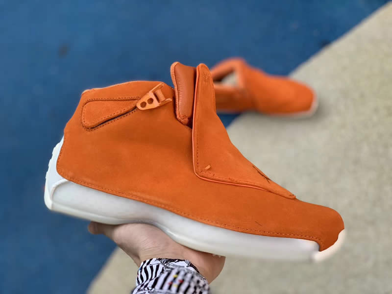 air jordan 18 toro campfire orange suede aa2494-801 release date 2018 pics