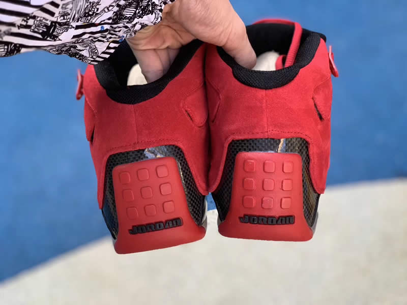 air jordan 18 toro gym red suede aa2494-601 release date 2018 pics